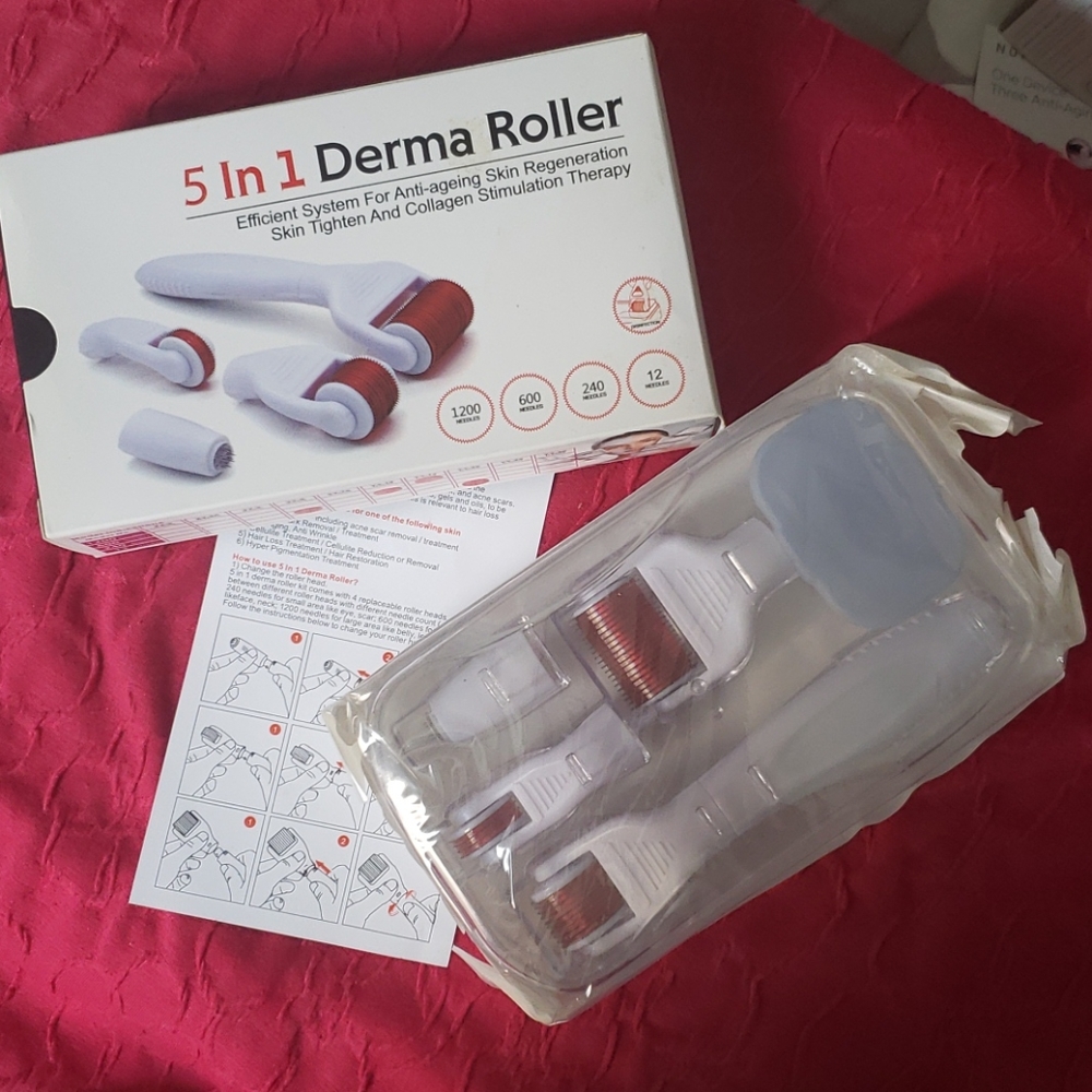 Micro-needling derma roller 5 in 1, Sealed in box